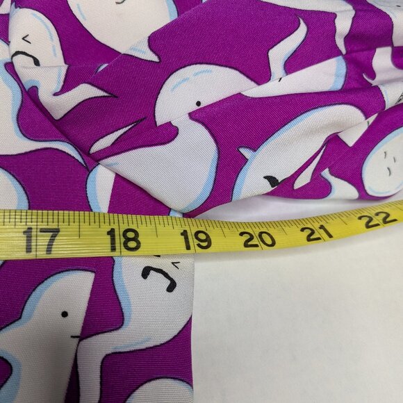 Shinesty Purple Ghost Blazer Size 36 Two Button Novelty Colorful Halloween Party - Picture 14 of 15